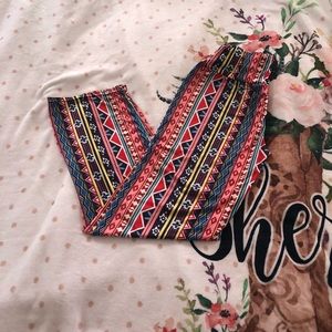 Palazzo printed Pants - Silky stretchy material.